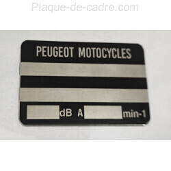 Peugeot frameplaat
