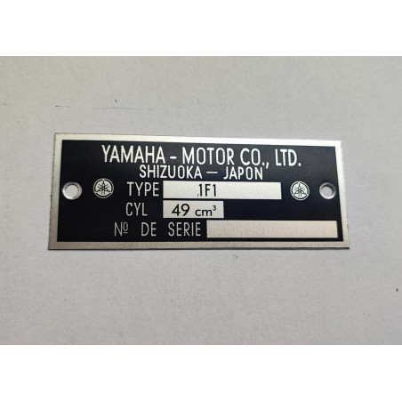 Plaque de cadre Yamaha Chappy 1f1
