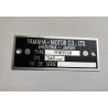 Plaque de cadre Yamaha YFM350R