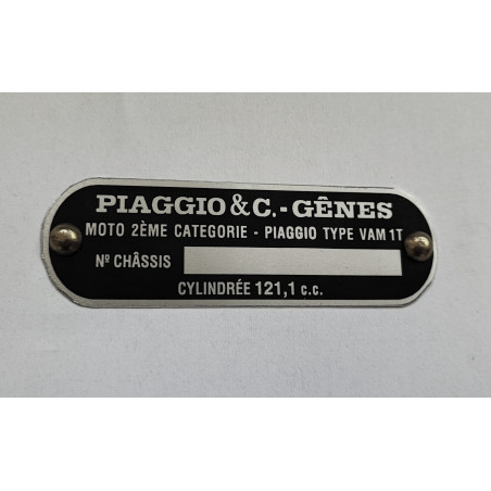 Piaggio-Rahmenplatte