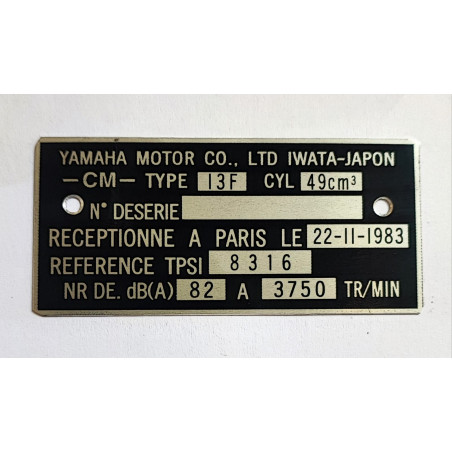 Placa de quadro Yamaha I3F