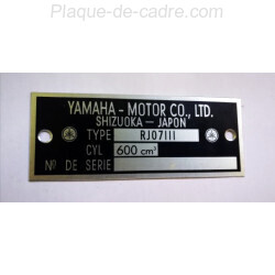 Yamaha 600 FZ6 frameplaat - RJ07LLL