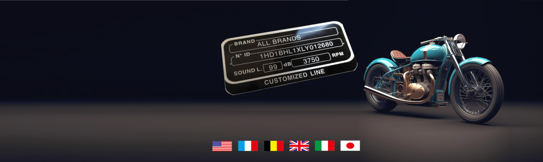 Motorcycles Identification plates